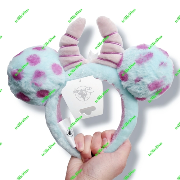 DISNEY PARKS MONSTERS INC SULLEY PLUSH EARS HEADBAND - Picture 1 of 3